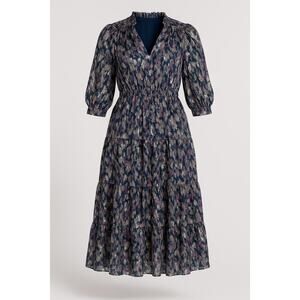 ba&sh Metallic Tiered Dress – Size M